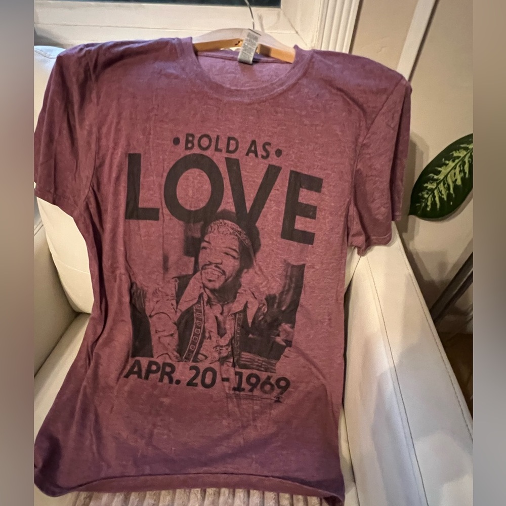 Purple Jimi Hendrix T-Shirt